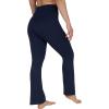 imageYogalicious Womens High Waisted Flare Legging Squat Proof Yoga Bootcut Wide Leg Crossover PantNavy Blazer 315