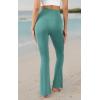 imageYogalicious Womens High Waisted Flare Legging Squat Proof Yoga Bootcut Wide Leg Crossover PantNorth Sea 315