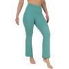imageYogalicious Womens High Waisted Flare Legging Squat Proof Yoga Bootcut Wide Leg Crossover PantNorth Sea 315