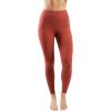 imageYogalicious Squat Proof Fleece Lined Legging High Waisted Thermal Winter Running Pants for WomenFire Apple