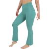 imageYogalicious Womens High Waisted Flare Legging Squat Proof Yoga Bootcut Wide Leg Crossover PantNorth Sea 315