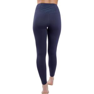 imageYogalicious High Waist Ankle Legging Squat Proof Criss Cross VBack PantIndigo
