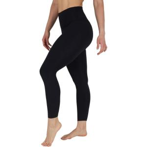 imageYogalicious Squat Proof Fleece Lined Legging High Waisted Thermal Winter Running Pants for WomenBlack