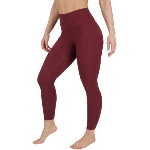 imageYogalicious Squat Proof Fleece Lined Legging High Waisted Thermal Winter Running Pants for WomenChocolate Truffle