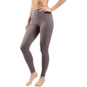 imageYogalicious Squat Proof Fleece Lined Legging High Waisted Thermal Winter Running Pants for WomenMocha