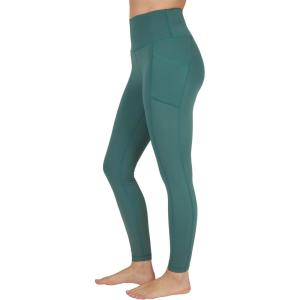 imageYogalicious Squat Proof Fleece Lined Legging High Waisted Thermal Winter Running Pants for WomenSage WPocket