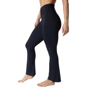 imageYogalicious Womens High Waisted Flare Legging Squat Proof Yoga Bootcut Wide Leg Crossover PantBlack 315