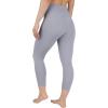 image90 Degree By Reflex Womens High Waisted Capri Legging Side Pocket Squat Proof Gym Workout Yoga PantWeathervane