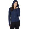 imageYogalicious FullZip Lightweight Hooded Running Workout Yoga Lux Jacket with PocketsDark Navy