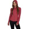 imageYogalicious FullZip Lightweight Hooded Running Workout Yoga Lux Jacket with PocketsEarth Red