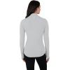imageYogalicious FullZip Lightweight Hooded Running Workout Yoga Lux Jacket with PocketsHeather Light Grey