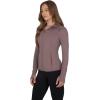 imageYogalicious FullZip Lightweight Hooded Running Workout Yoga Lux Jacket with PocketsMocha