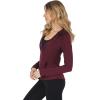 imageYogalicious FullZip Lightweight Hooded Running Workout Yoga Lux Jacket with PocketsWindsor Wine