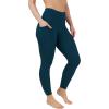 imageYogalicious High Waist Ultra Soft 78 Ankle Length Leggings with Pockets for WomenEnvy Nude Tech