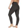 imageYogalicious High Waist Ultra Soft 78 Ankle Length Leggings with Pockets for WomenOlive Shadow Lux
