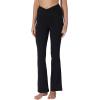 imageYogalicious Womens Crossover High Waisted Flare Legging Squat Proof Yoga Pant  29quot ampamp 315quot InseamClassic Black 315