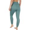 imageYogalicious Womens High Waisted Leggings Squat Proof Workout Running Yoga PantsChinois Green