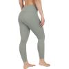 imageYogalicious Womens High Waisted Leggings Squat Proof Workout Running Yoga PantsDeep Lichen Green