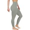 imageYogalicious Womens High Waisted Leggings Squat Proof Workout Running Yoga PantsDeep Lichen Green
