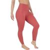 imageYogalicious Womens High Waisted Leggings Squat Proof Workout Running Yoga PantsMarsala
