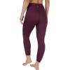 imageYogalicious Womens High Waisted Leggings Squat Proof Workout Running Yoga PantsMauve Wine