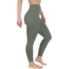 imageYogalicious Womens High Waisted Leggings Squat Proof Workout Running Yoga PantsMulled Basil