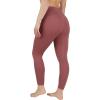 imageYogalicious Womens High Waisted Leggings Squat Proof Workout Running Yoga PantsRouge Blush