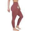 imageYogalicious Womens High Waisted Leggings Squat Proof Workout Running Yoga PantsRouge Blush