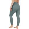 imageYogalicious Womens High Waisted Leggings Squat Proof Workout Running Yoga PantsSage