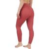 imageYogalicious Womens High Waisted Leggings Squat Proof Workout Running Yoga PantsTerracotta
