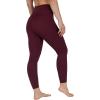 imageYogalicious Womens High Waisted Leggings Squat Proof Workout Running Yoga PantsWindsor Wine