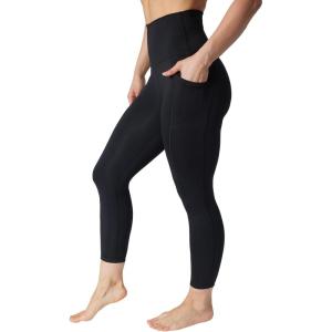 imageYogalicious High Waist Ultra Soft 78 Ankle Length Leggings with Pockets for WomenAbsolute Black Lux