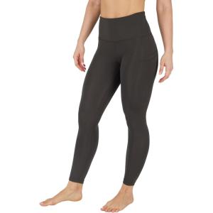 imageYogalicious High Waist Ultra Soft 78 Ankle Length Leggings with Pockets for WomenOlive Shadow Lux
