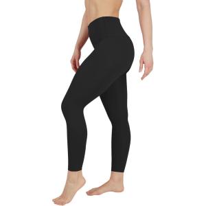 imageYogalicious Womens High Waisted Leggings Squat Proof Workout Running Yoga PantsBlack