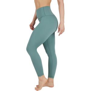 imageYogalicious Womens High Waisted Leggings Squat Proof Workout Running Yoga PantsChinois Green