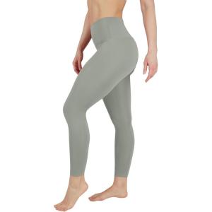 imageYogalicious Womens High Waisted Leggings Squat Proof Workout Running Yoga PantsDeep Lichen Green