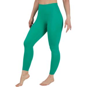 imageYogalicious Womens High Waisted Leggings Squat Proof Workout Running Yoga PantsDynasty Green