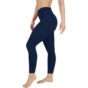 imageYogalicious Womens High Waisted Leggings Squat Proof Workout Running Yoga PantsPageant Blue