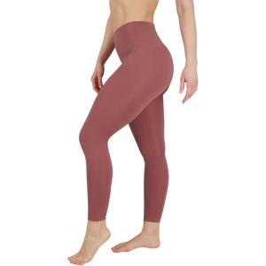 imageYogalicious Womens High Waisted Leggings Squat Proof Workout Running Yoga PantsRouge Blush