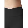 imageYogalicious Flared 78 Legging High Waisted Bootcut Tummy Control Wide Leg Pants for WomenBlack