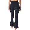 imageYogalicious Flared 78 Legging High Waisted Bootcut Tummy Control Wide Leg Pants for WomenNavy Blazer
