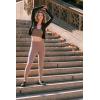 imageYogalicious High Waist Ultra Soft Nude Tech Leggings for WomenBlack Vback