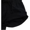 imageYogalicious Relaxed Fit Running Short 3quot Athletic 2in1 Inner Lining Lightweight Short with Drawstring and Pockets for WomenBlack