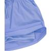imageYogalicious Relaxed Fit Running Short 3quot Athletic 2in1 Inner Lining Lightweight Short with Drawstring and Pockets for WomenDeep Periwinkle