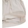 imageYogalicious Relaxed Fit Running Short 3quot Athletic 2in1 Inner Lining Lightweight Short with Drawstring and Pockets for WomenMist Sand