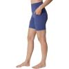 imageYogalicious Womens 5 7 High Waisted Biker Shorts Squat Proof Workout Yoga Short 2 PackSkipper Blue W Pocket  Htrgrey No Pocket 7