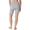 imageYogalicious Womens 5 7 High Waisted Biker Shorts Squat Proof Workout Yoga Short 2 PackSkipper Blue W Pocket  Htrgrey No Pocket 7