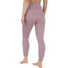 imageYogalicious Womens High Waisted Yoga Legging Elastic Free Squat Proof Ankle Length Lux Workout PantElderberry WPocket