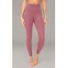 imageYogalicious Womens High Waisted Yoga Legging Elastic Free Squat Proof Ankle Length Lux Workout PantNostalgia Rose