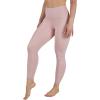 imageYogalicious Womens High Waisted Yoga Legging Elastic Free Squat Proof Ankle Length Lux Workout PantPale Mauve